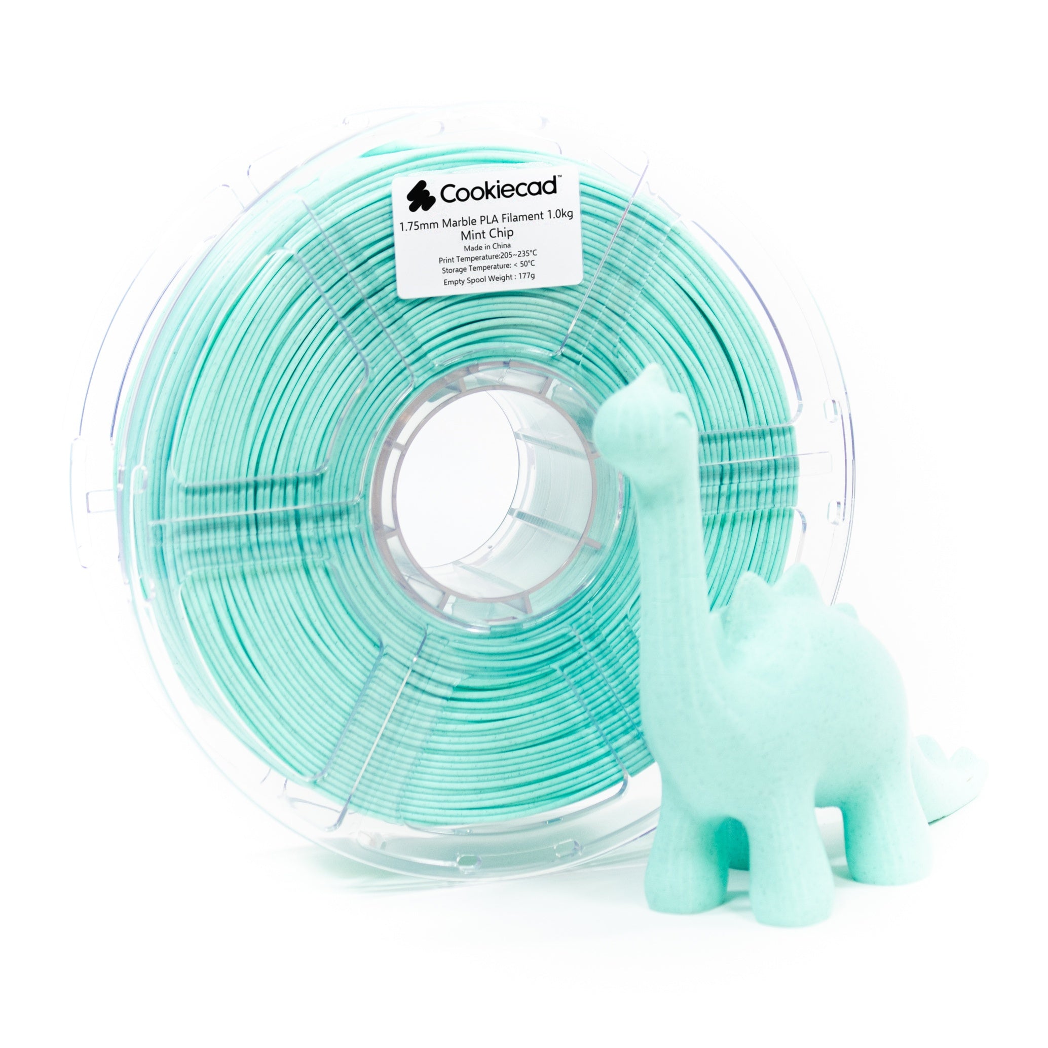Mint Chip Marble PLA Filament 1.75mm, 1kg