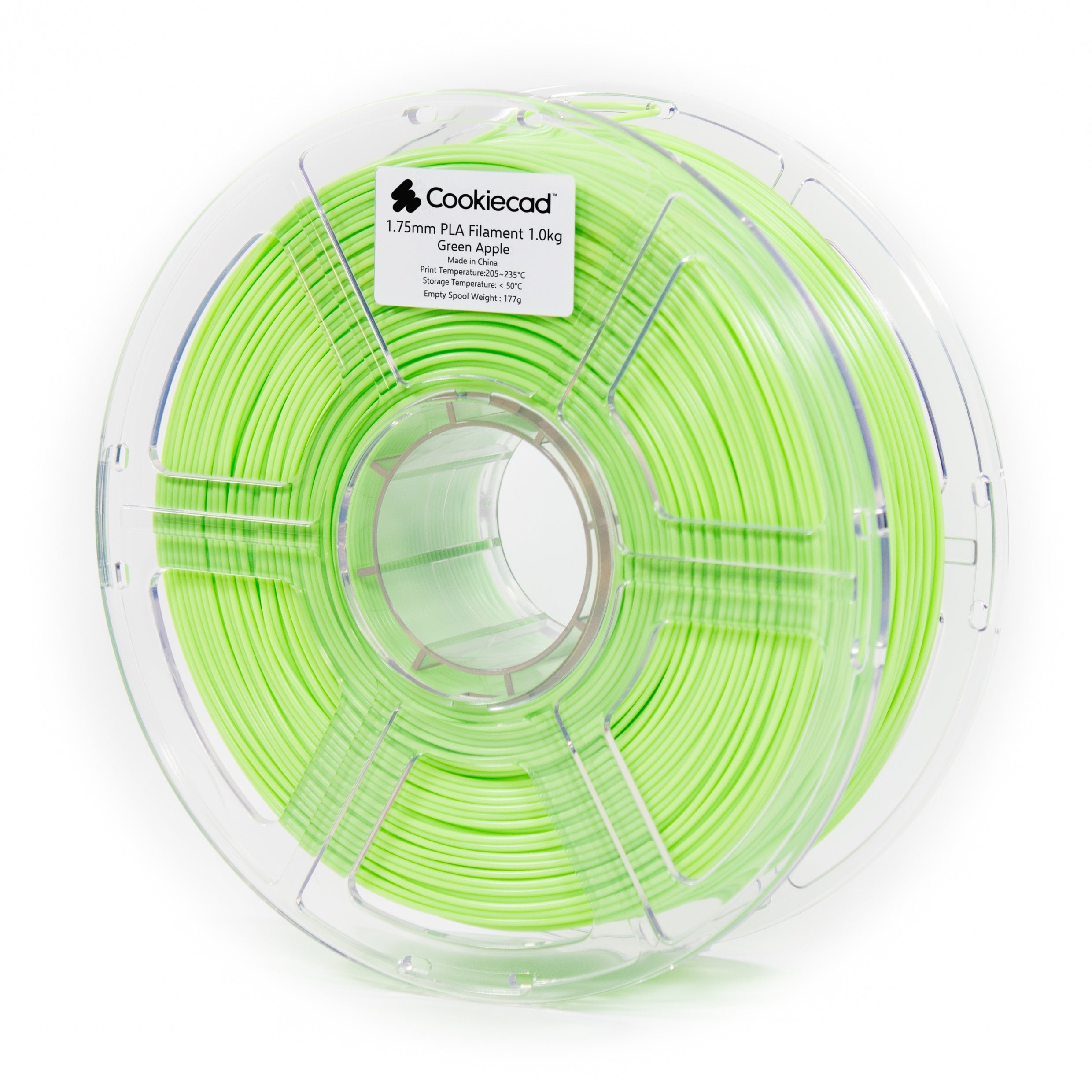 Green Apple PLA Filament 1.75mm, 1kg