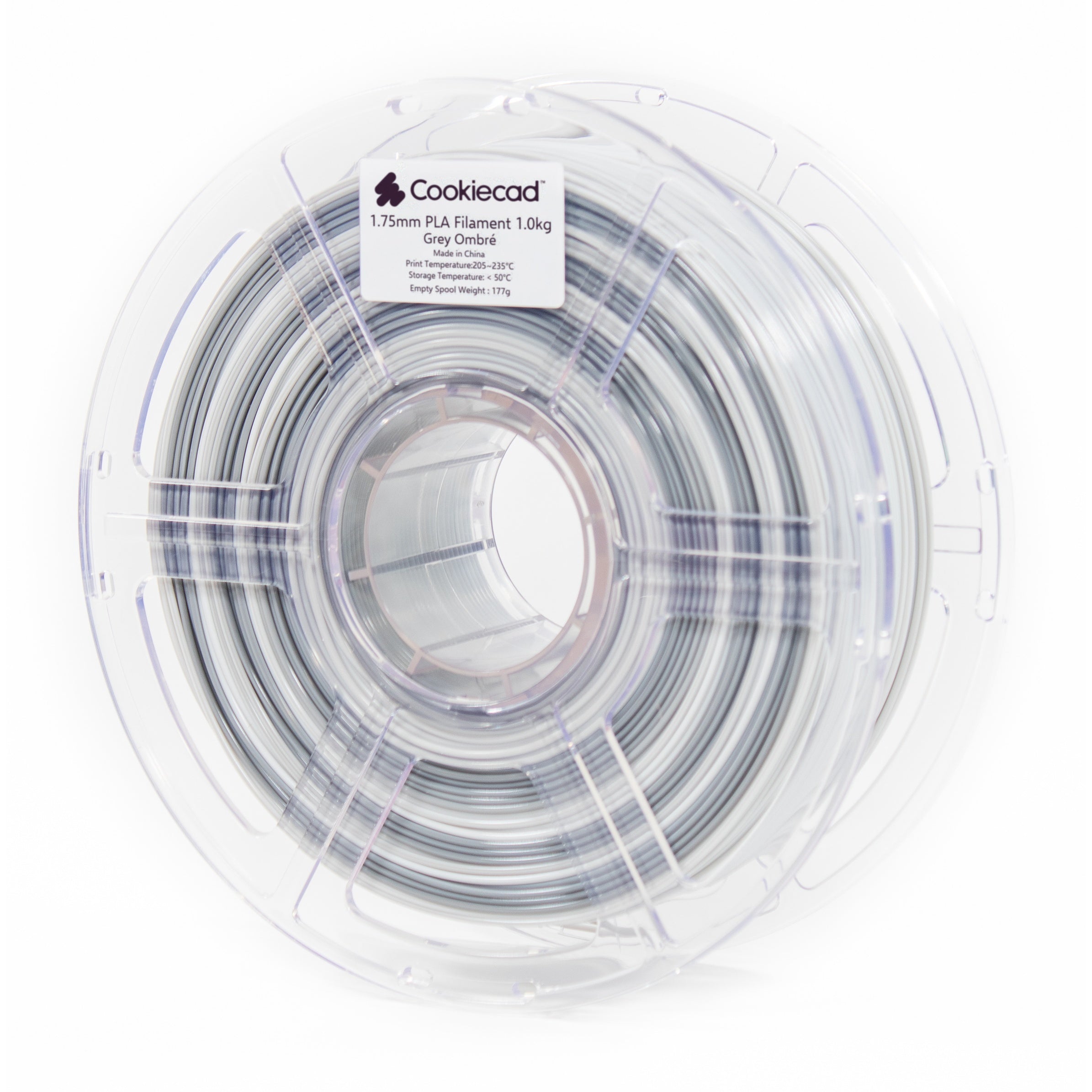 Gray Ombré PLA Filament 1.75mm, 1kg