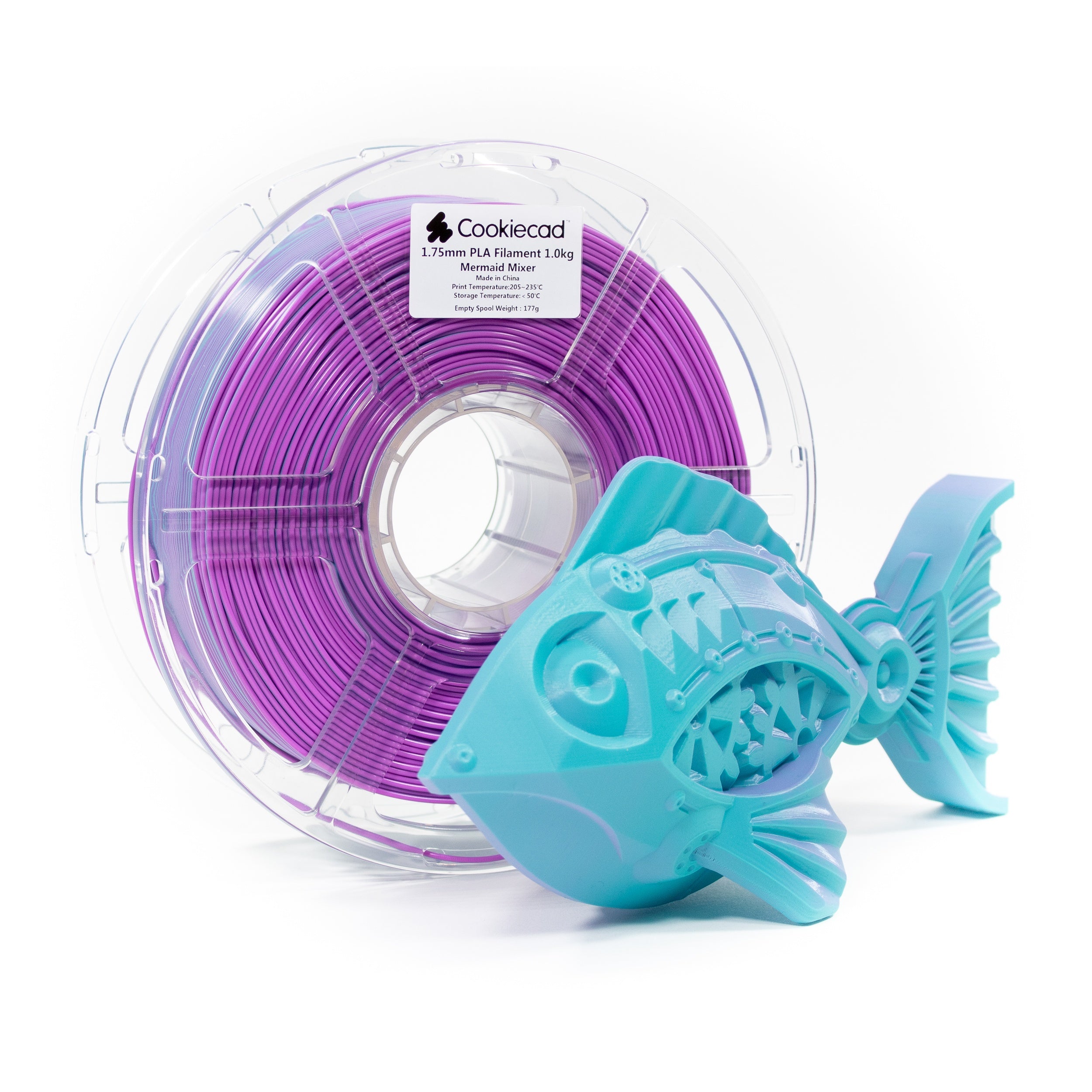 Mermaid Mixer PLA Filament 1.75mm, 1kg