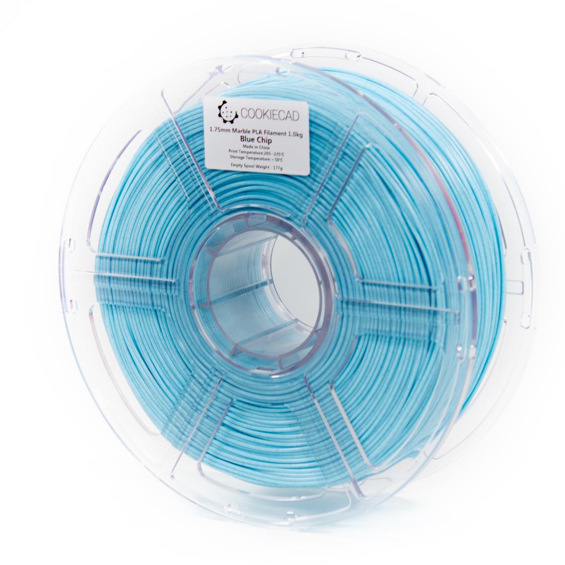 Blue Chip Marble PLA Filament 1.75mm, 12 x 1kg
