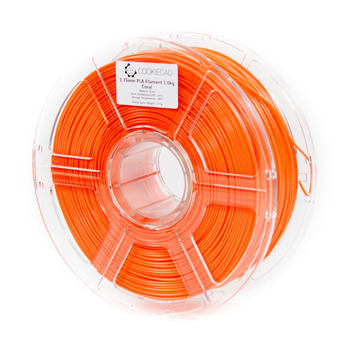 Coral PLA Filament 1.75mm, 12 x 1kg