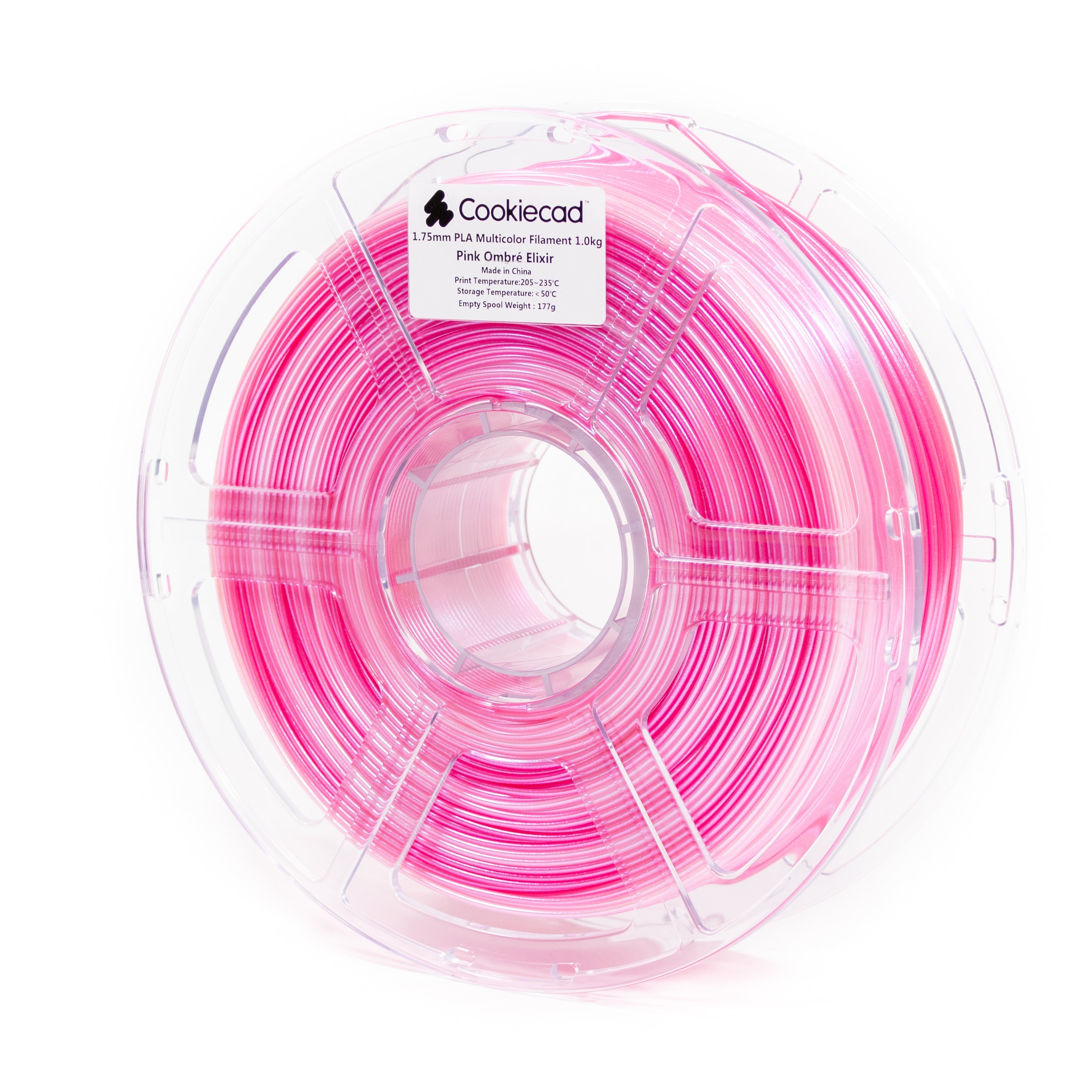 Pink Ombré Elixir PLA Filament 1.75mm, 12 x 1kg