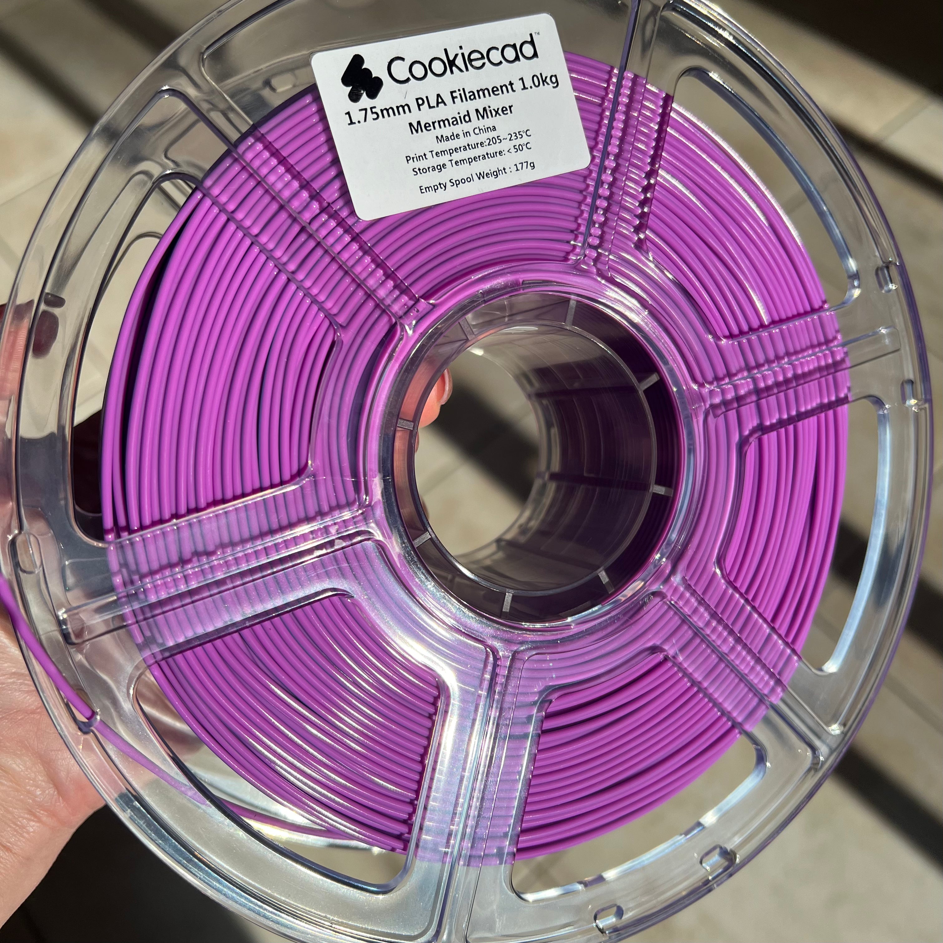 Mermaid Mixer PLA Filament 1.75mm, 1kg