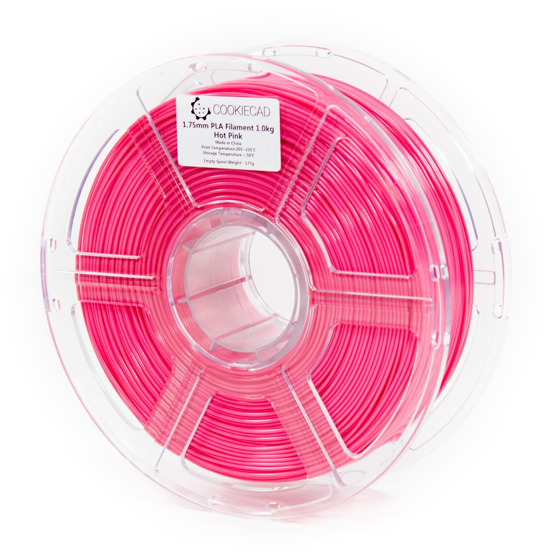 Hot Pink PLA Filament 1.75mm, 12 x 1kg