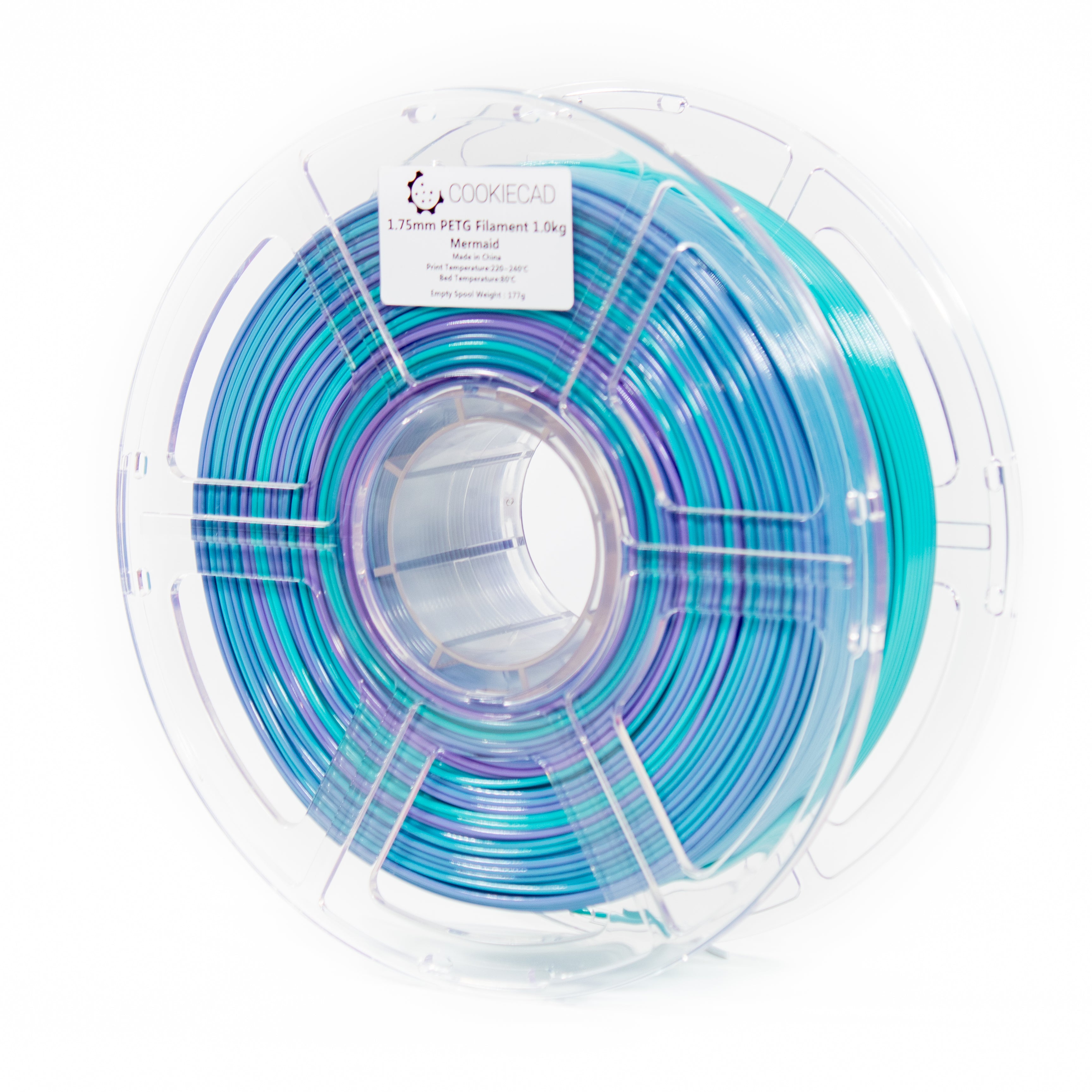 PETG Mermaid PETG Filament 1.75mm, 12 x 1kg