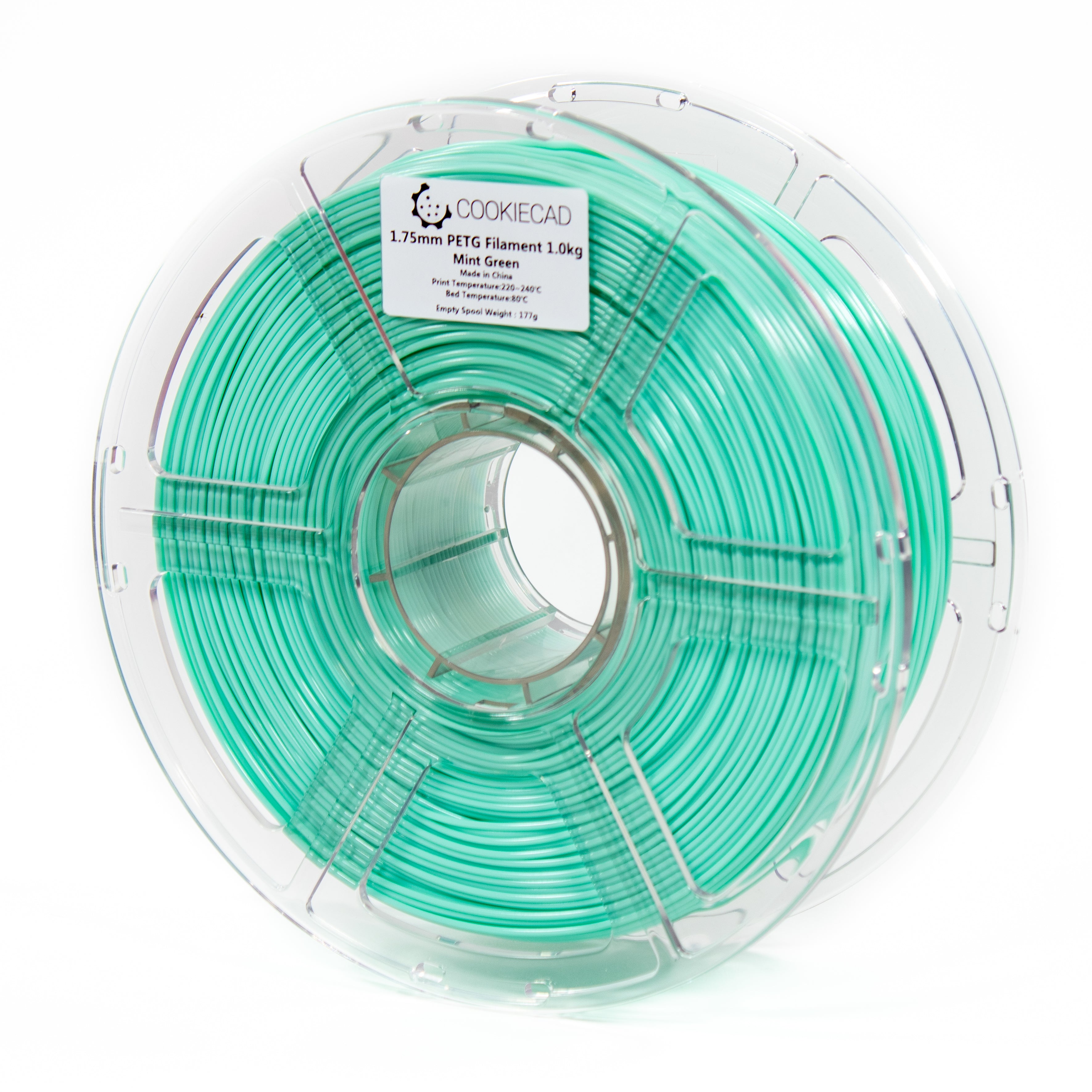 PETG Mint Green PETG Filament 1.75mm, 12 x 1kg
