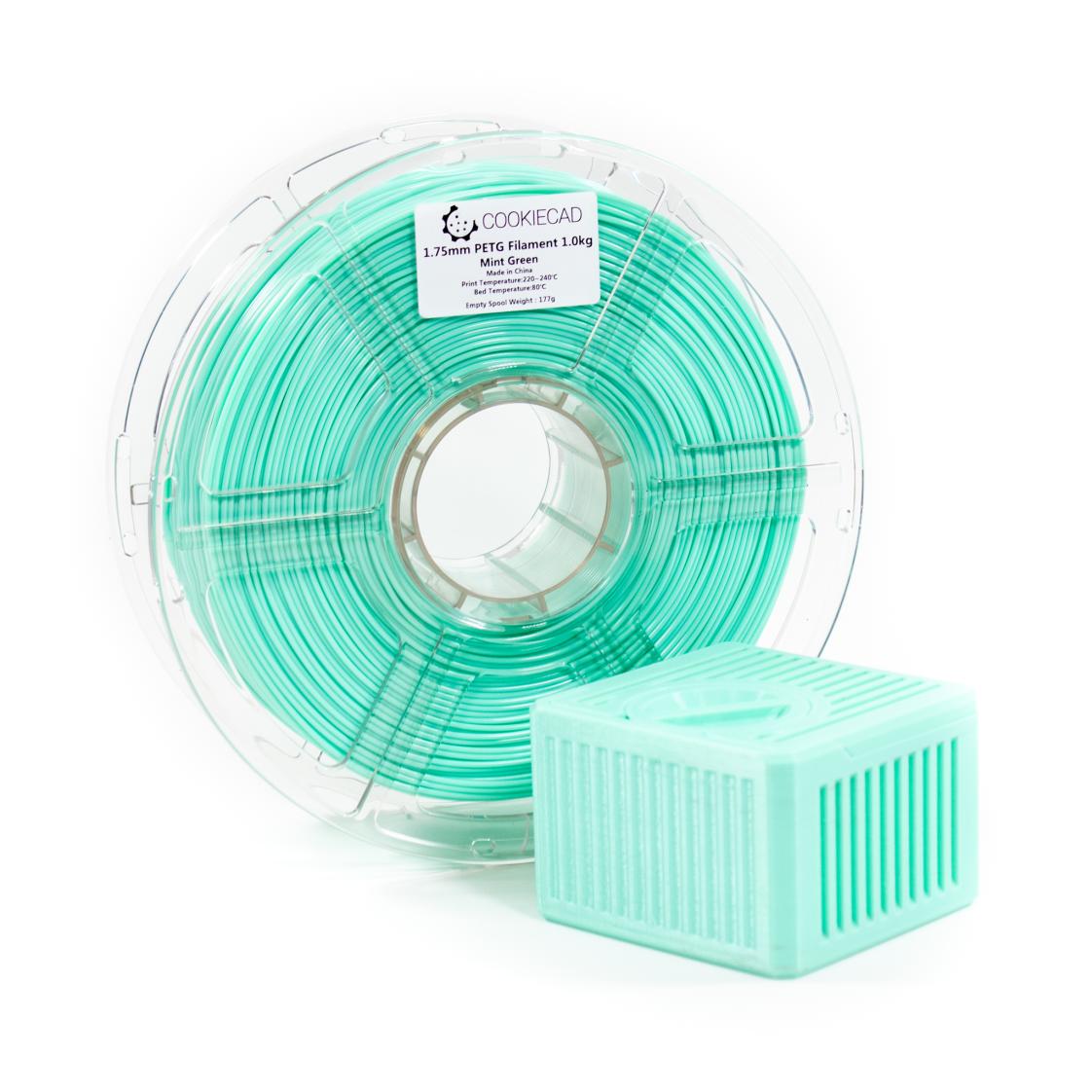 PETG Mint Green PETG Filament 1.75mm, 12 x 1kg