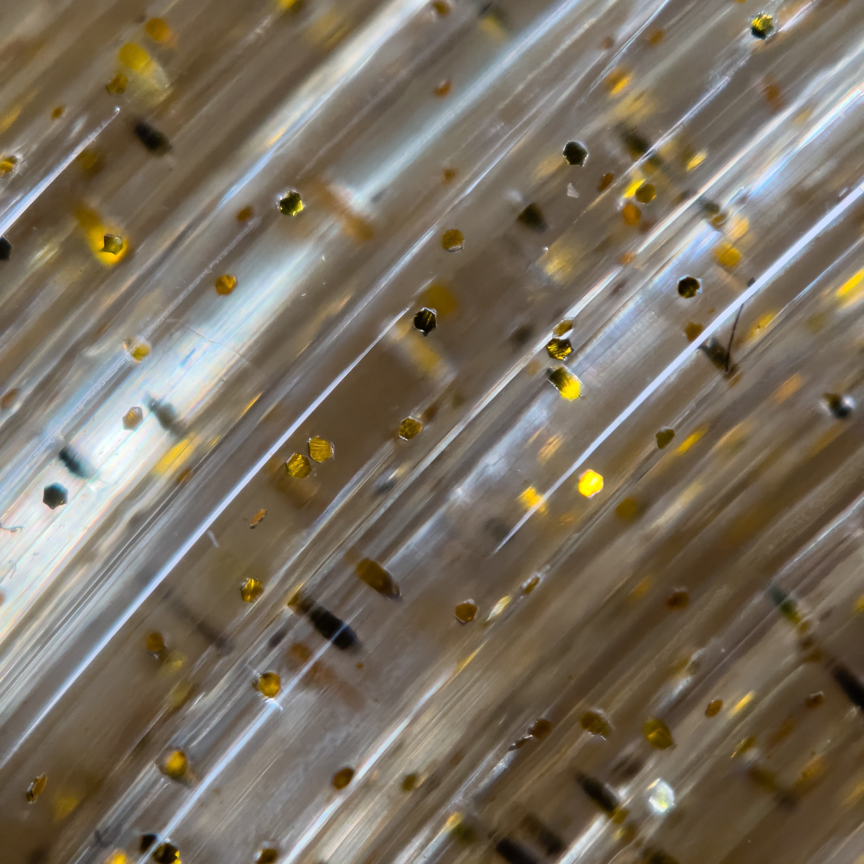 Gold Dust Clear with Gold Glitter PLA Filament 1.75mm, 12 x 1kg