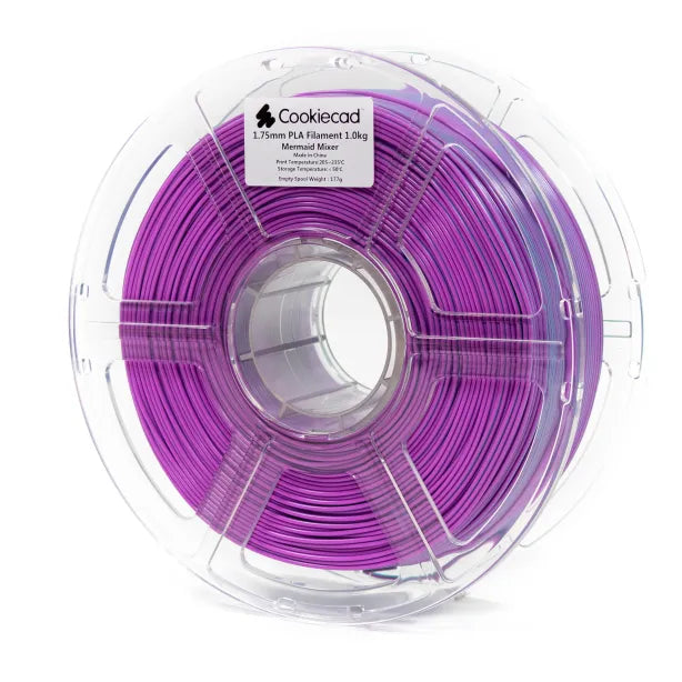 Mermaid Mixer PLA Filament 1.75mm, 12 x 1kg
