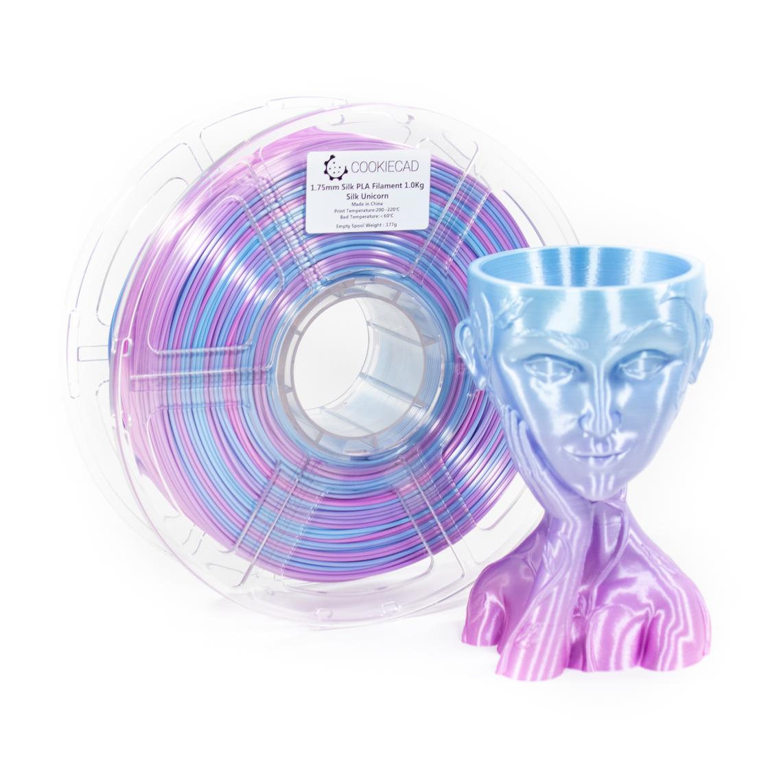 SILK Unicorn PLA Filament 1.75mm, 12 x 1kg