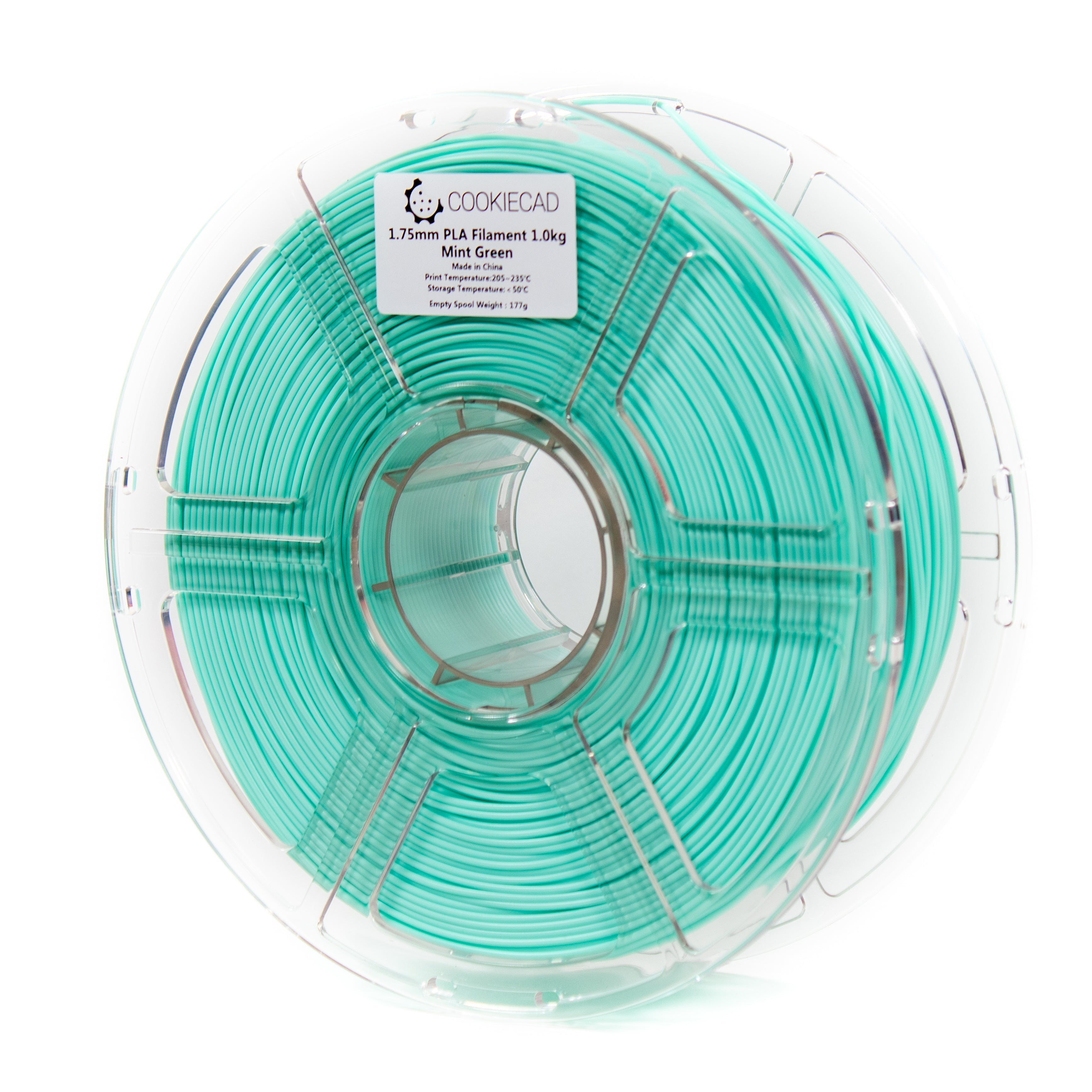 Mint Green PLA Filament 1.75mm, 12 x 1kg