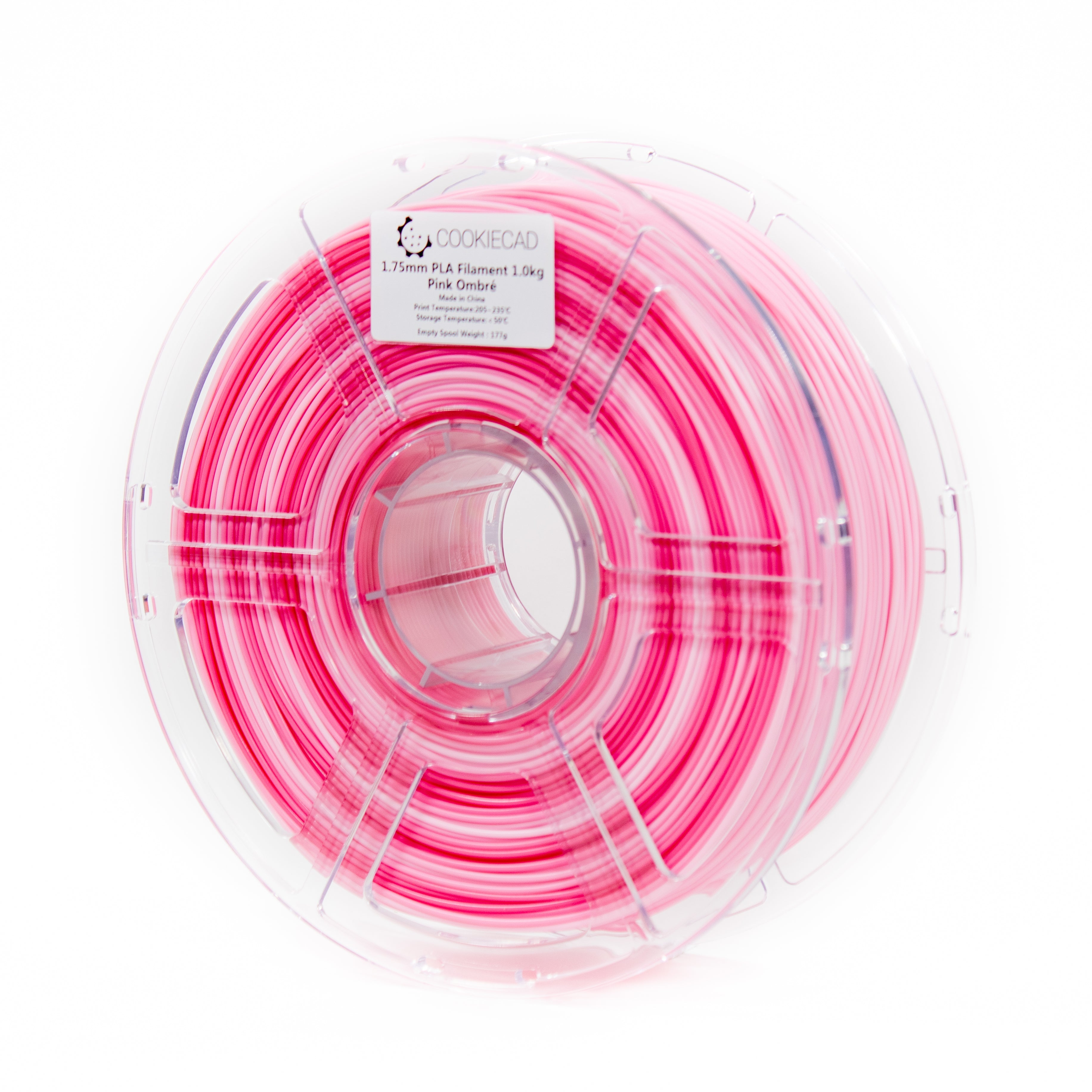 Pink Ombré PLA Filament 1.75mm, 12 x 1kg