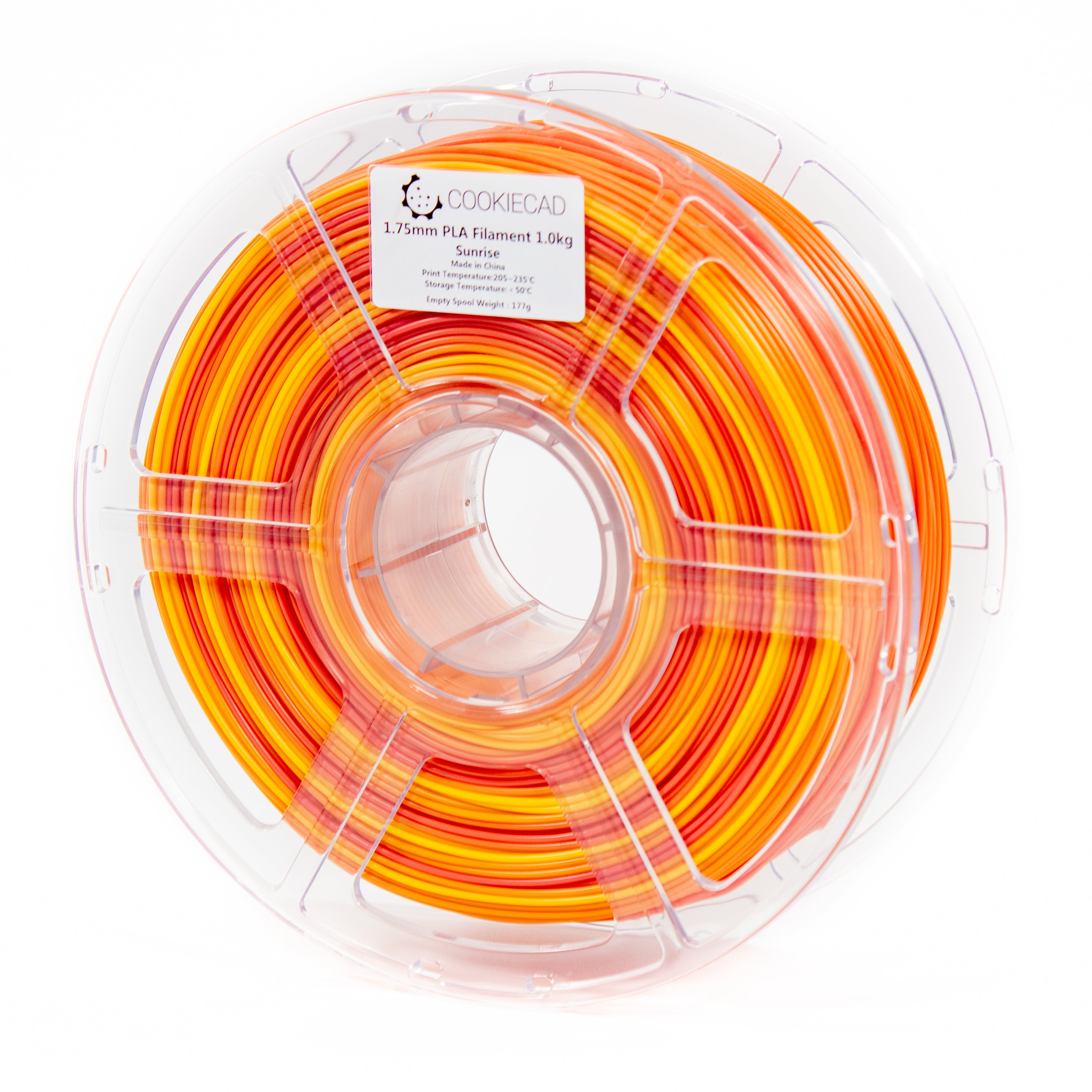 Sunrise (pink → orange → yellow) PLA Filament 1.75mm, 1kg