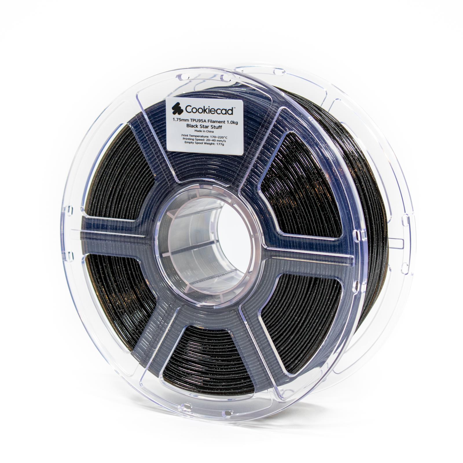 TPU Black Star Stuff TPU 95A Filament 1.75mm, 12 x 1kg