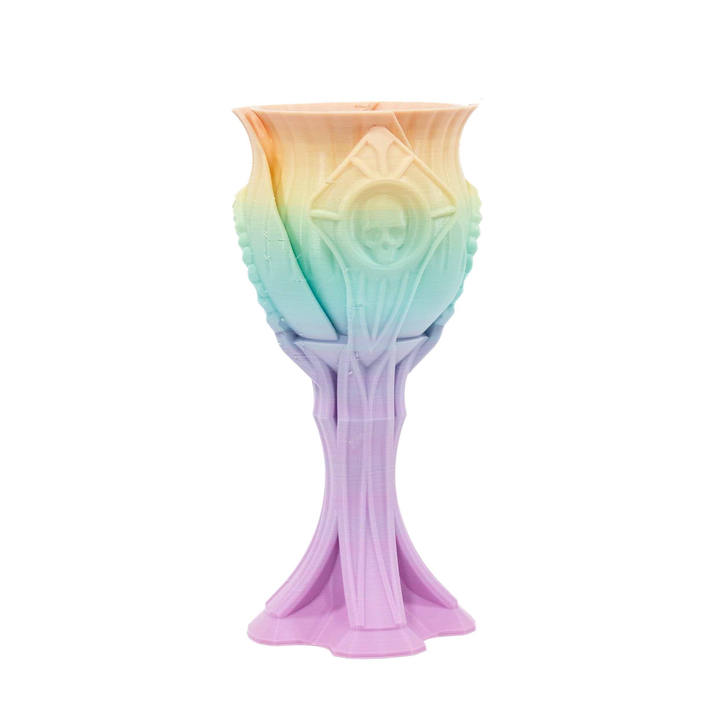 3D print in Cookiecad Pastel Rainbow PLA filament