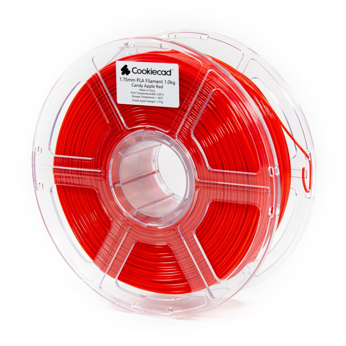 Candy Apple Red PLA-filament 1,75 mm, 1 kg