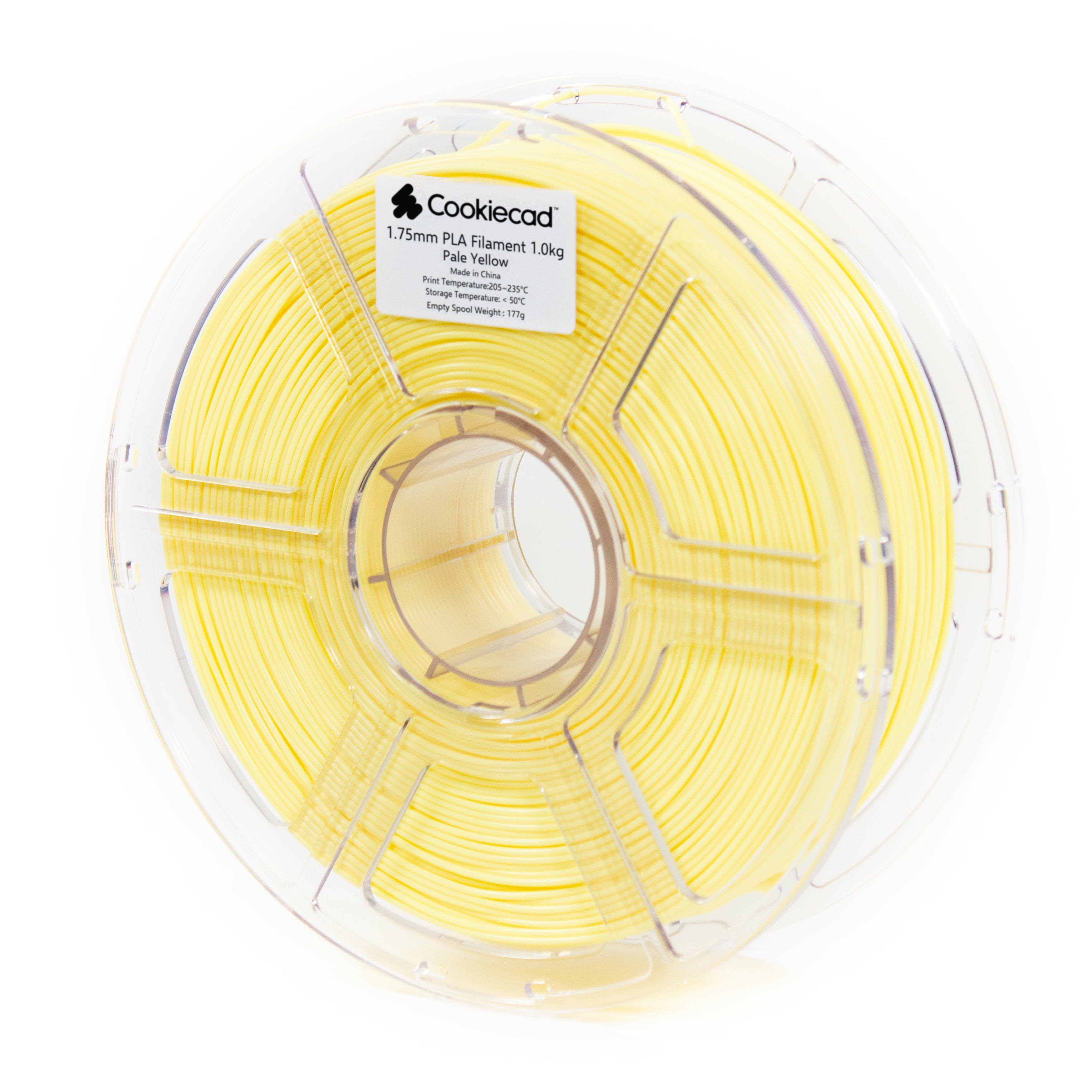 Lichtgeel PLA-filament, 1,75 mm, 1 kg