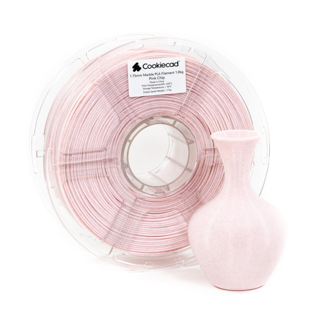 Roze Chip Marble PLA-filament 1,75 mm, 1 kg
