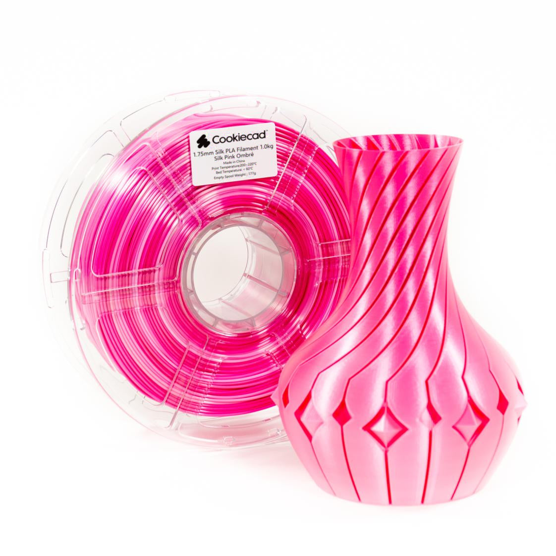 SILK Roze Ombré PLA Filament 1.75mm, 1kg