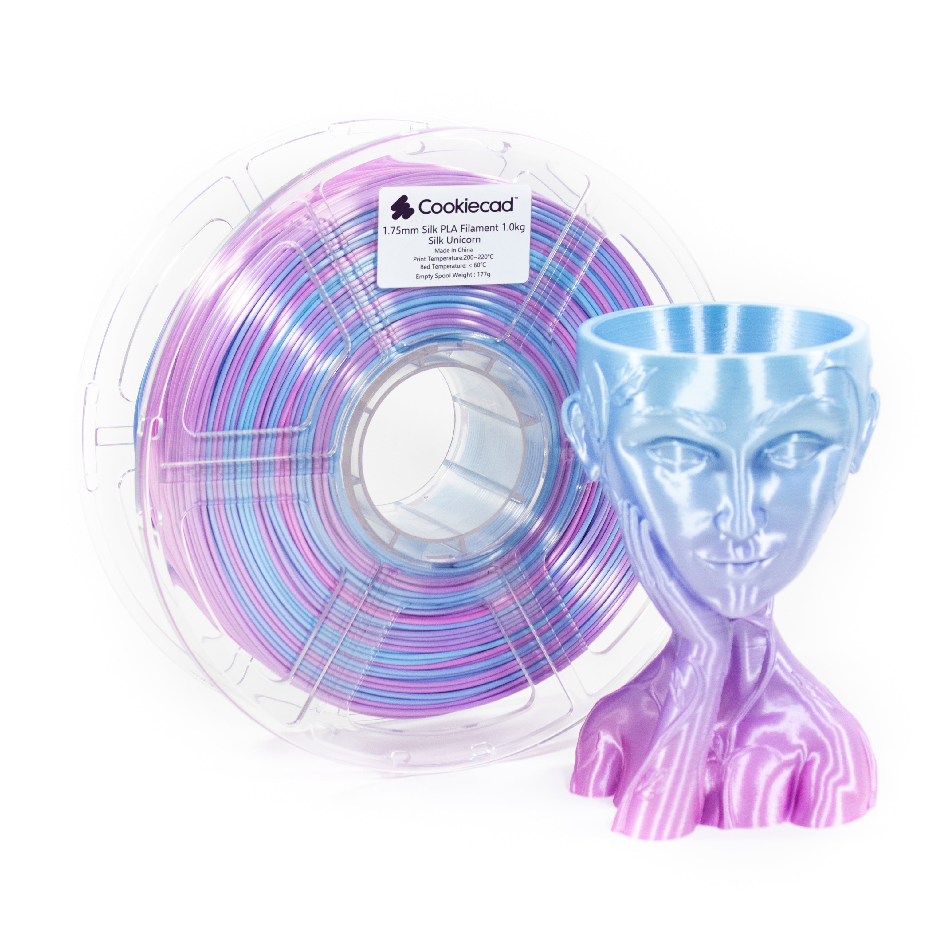 SILK Unicorn PLA-filament 1,75 mm, 12 × 1 kg