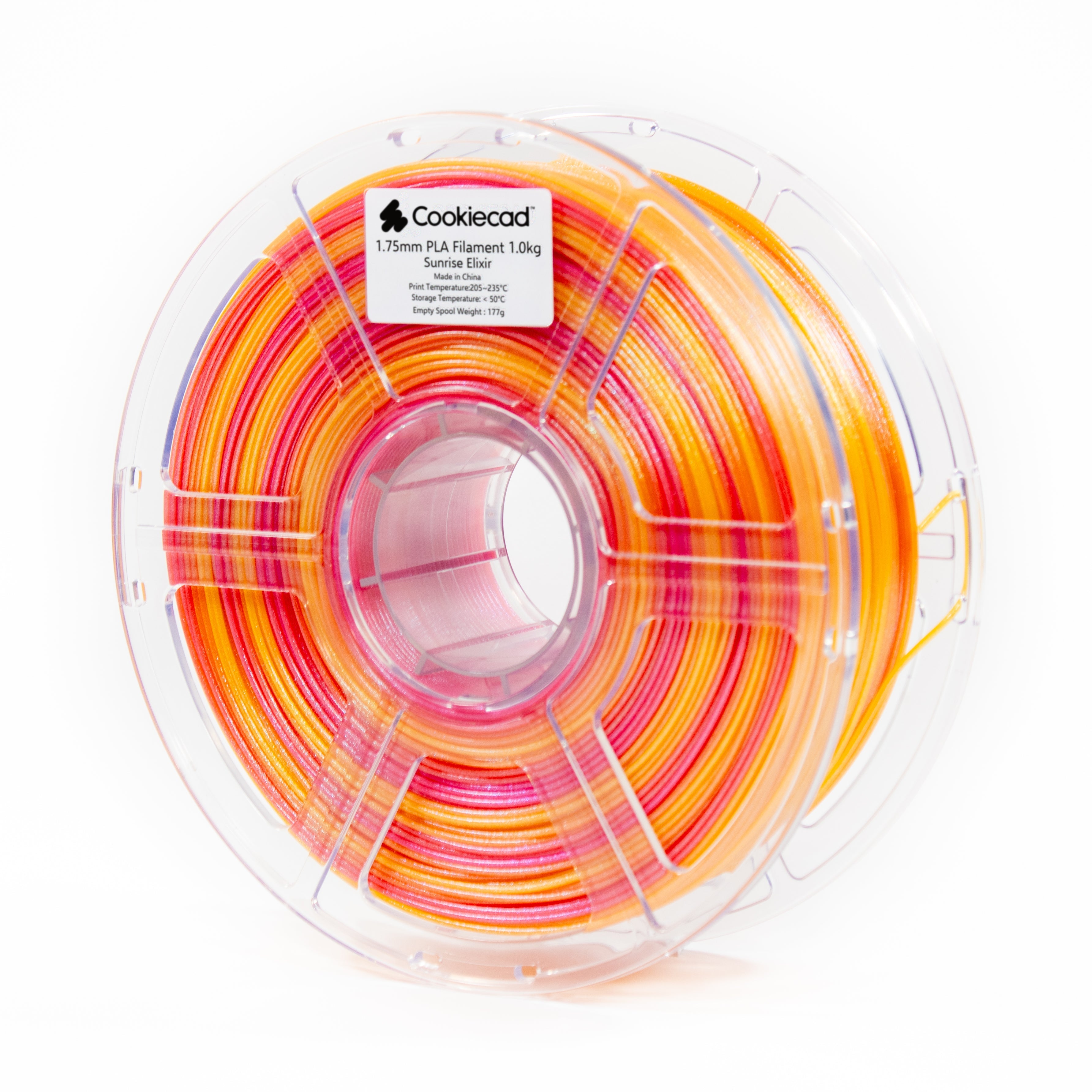 Sunrise Elixir (roze → oranje → geel) PLA-filament 1,75 mm, 1 kg