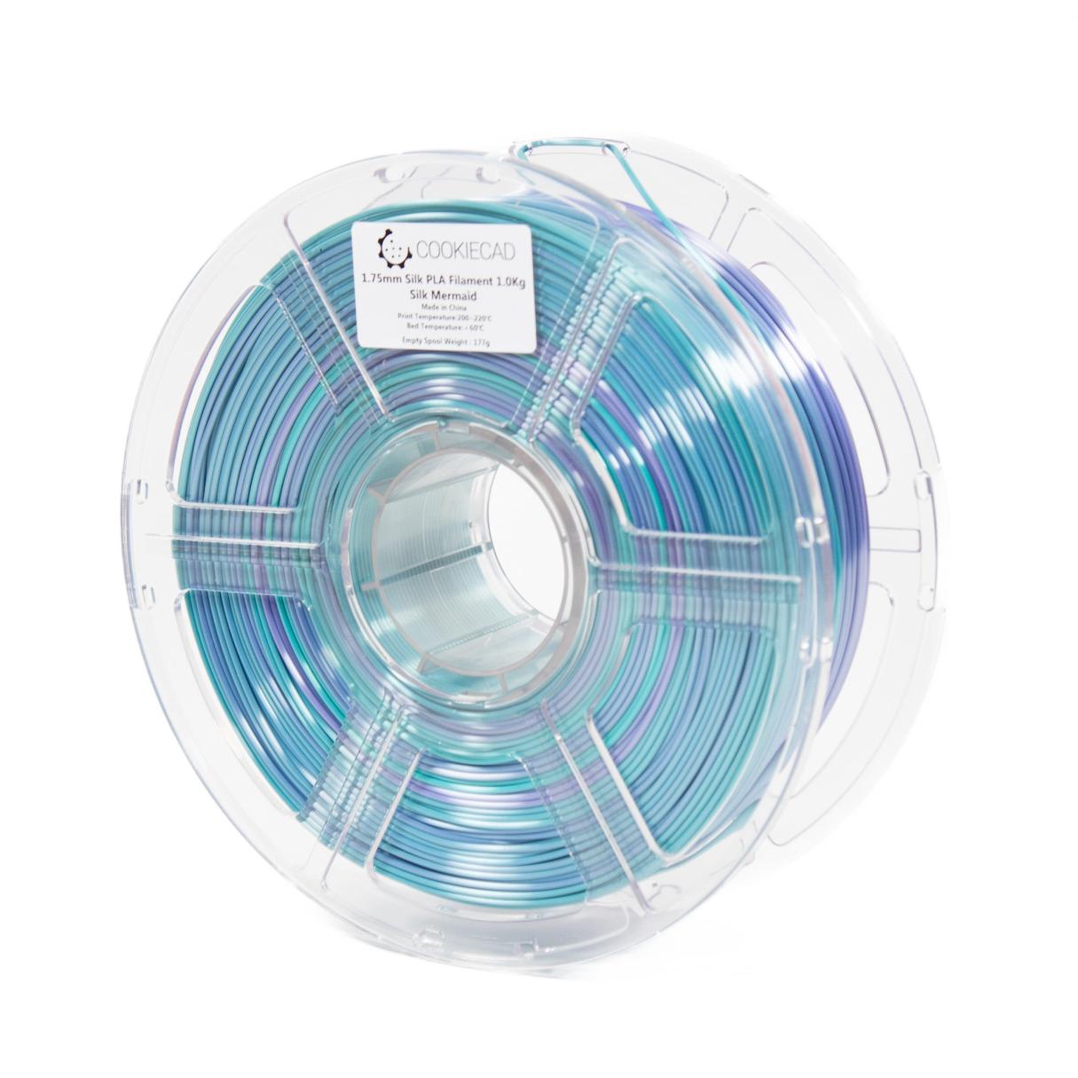 SILK Mermaid PLA Filament 1.75mm, 12 x 1kg